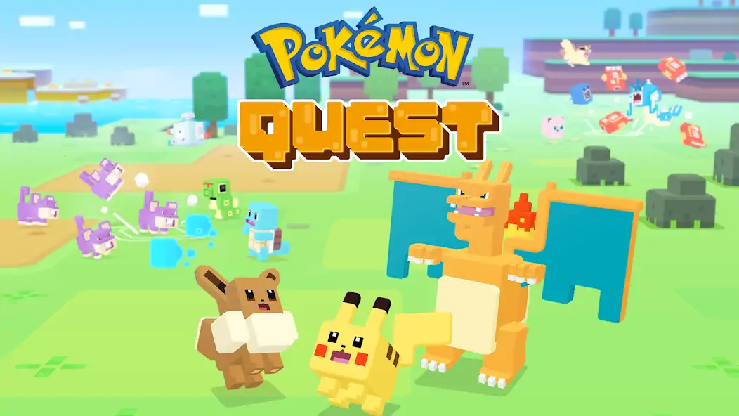 Скачать Pokémon Quest [MOD Бесконечные деньги] на Андроид