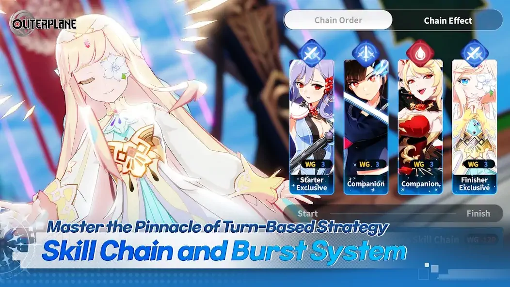 Скачать OUTERPLANE - Strategy Anime [MOD Бесконечные монеты] на Андроид