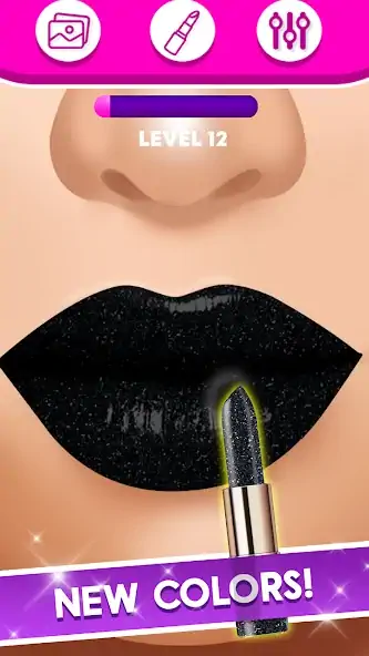 Скачать игра для губ макияж красоты -  [MOD Много монет] на Андроид