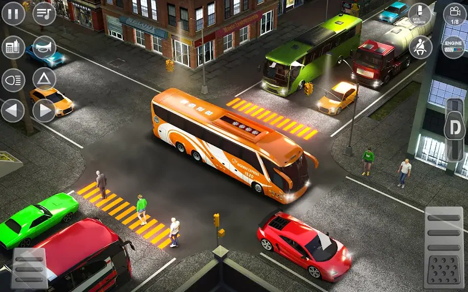 Скачать Городской пассажирский автобус [MOD Много монет] на Андроид