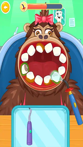 Скачать Детский врач : стоматолог [MOD Много денег] на Андроид