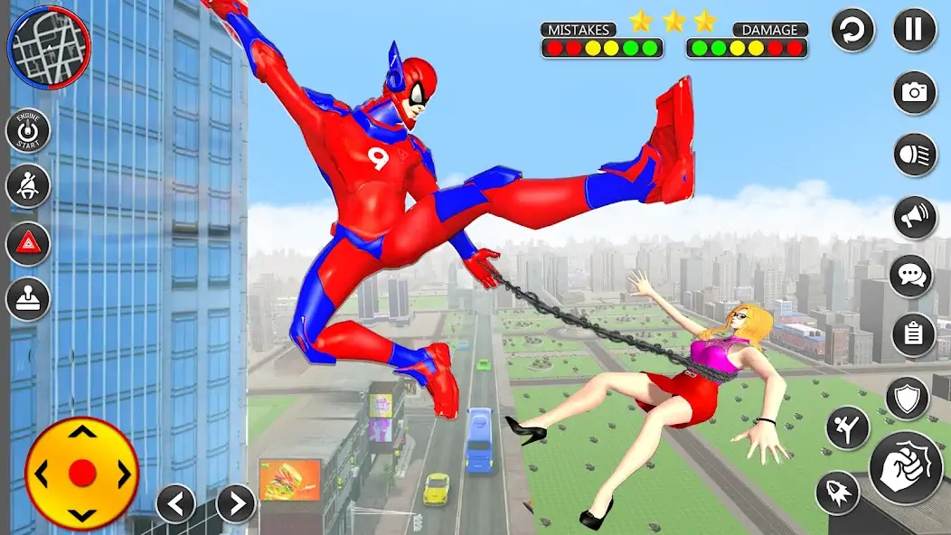 Скачать Человек-паук-герой: игры-пауки [MOD Много денег] на Андроид