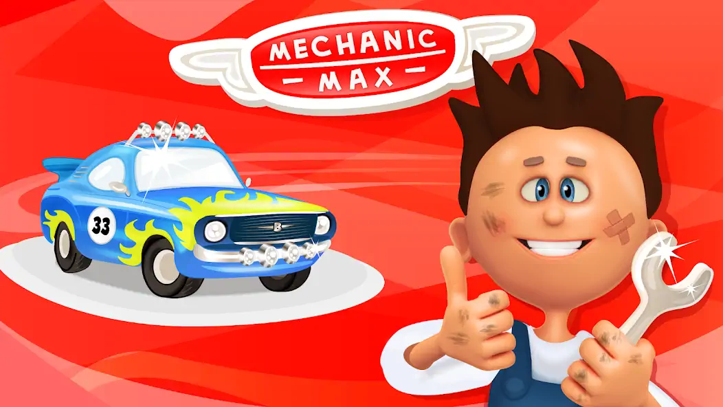 Скачать Механик Макс - игра для детей [MOD Много денег] на Андроид