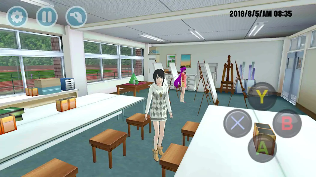 Скачать High School Simulator 2019 Pre [MOD Бесконечные монеты] на Андроид