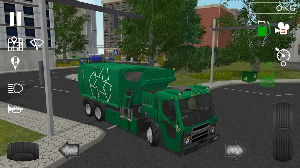 Скачать Trash Truck Simulator [MOD Много монет] на Андроид
