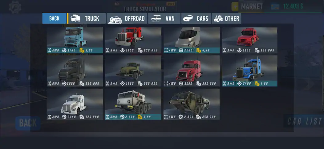Скачать Nextgen: Truck Simulator [MOD Бесконечные монеты] на Андроид