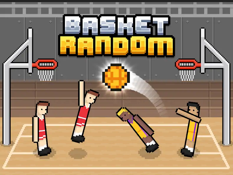 Скачать Basket Random - 2 игрока [MOD Много денег] на Андроид