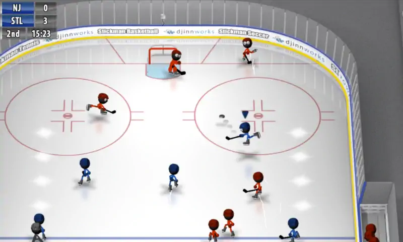 Скачать Stickman Ice Hockey [MOD Бесконечные деньги] на Андроид