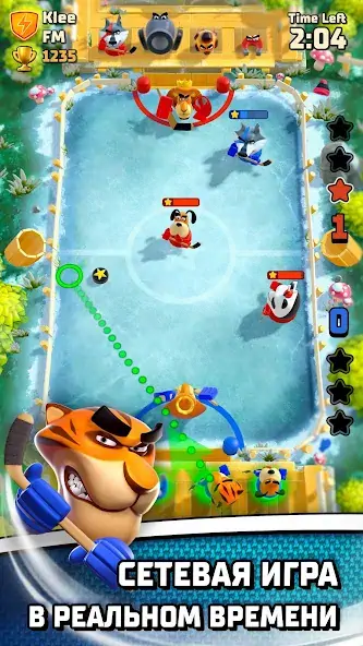 Скачать Rumble Hockey [MOD Много монет] на Андроид