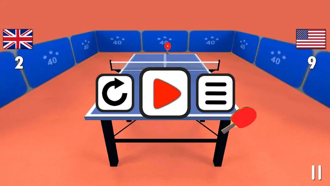 Скачать Настольный теннис 3D [MOD Бесконечные деньги] на Андроид