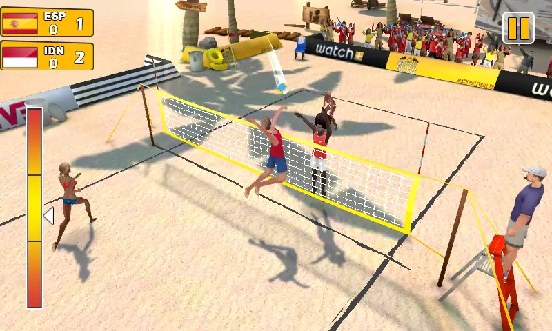 Скачать Пляжный волейбол 3D [MOD Много монет] на Андроид