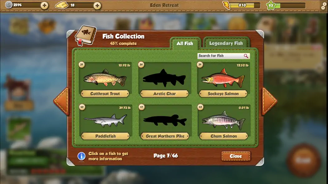 Скачать Fishing World [MOD Много монет] на Андроид