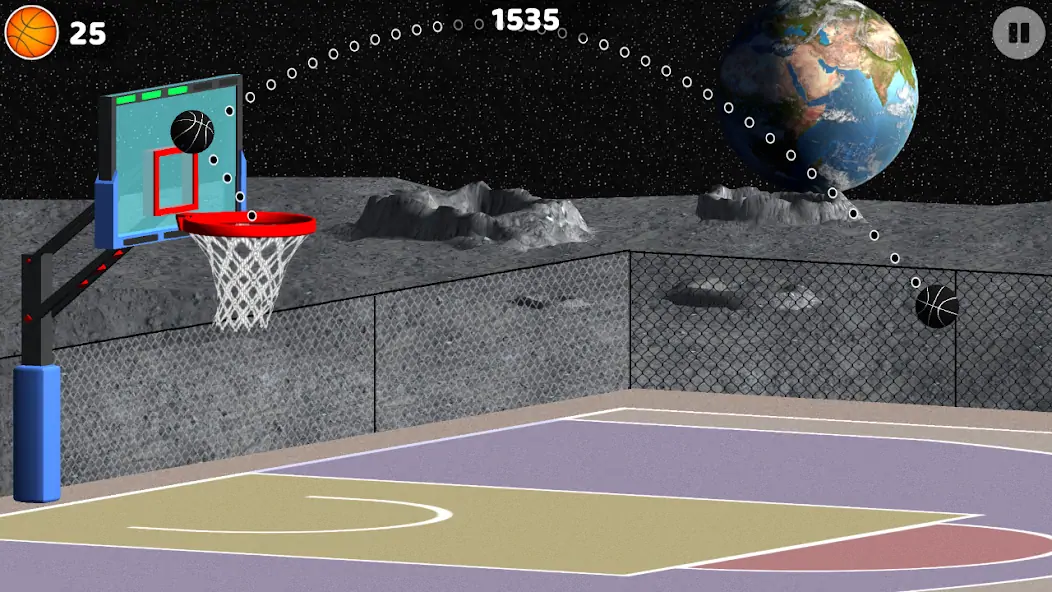 Скачать Баскетбол: броски в кольцо [MOD Много монет] на Андроид