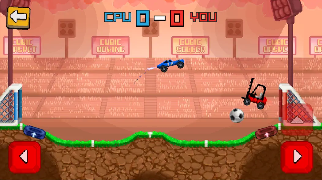 Скачать Pixel Cars. Soccer [MOD Бесконечные монеты] на Андроид