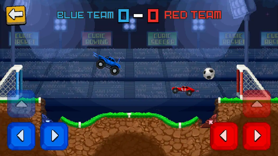 Скачать Pixel Cars. Soccer [MOD Бесконечные монеты] на Андроид