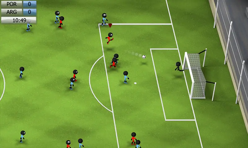 Скачать Stickman Soccer 2014 [MOD Много монет] на Андроид