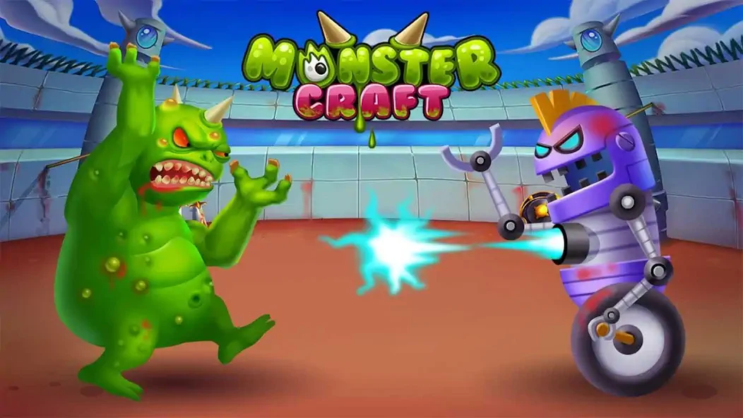 Скачать MonsterCraft [MOD Много монет] на Андроид