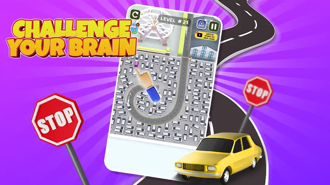 Скачать Parking Jam: Car Parking Games [MOD Много денег] на Андроид