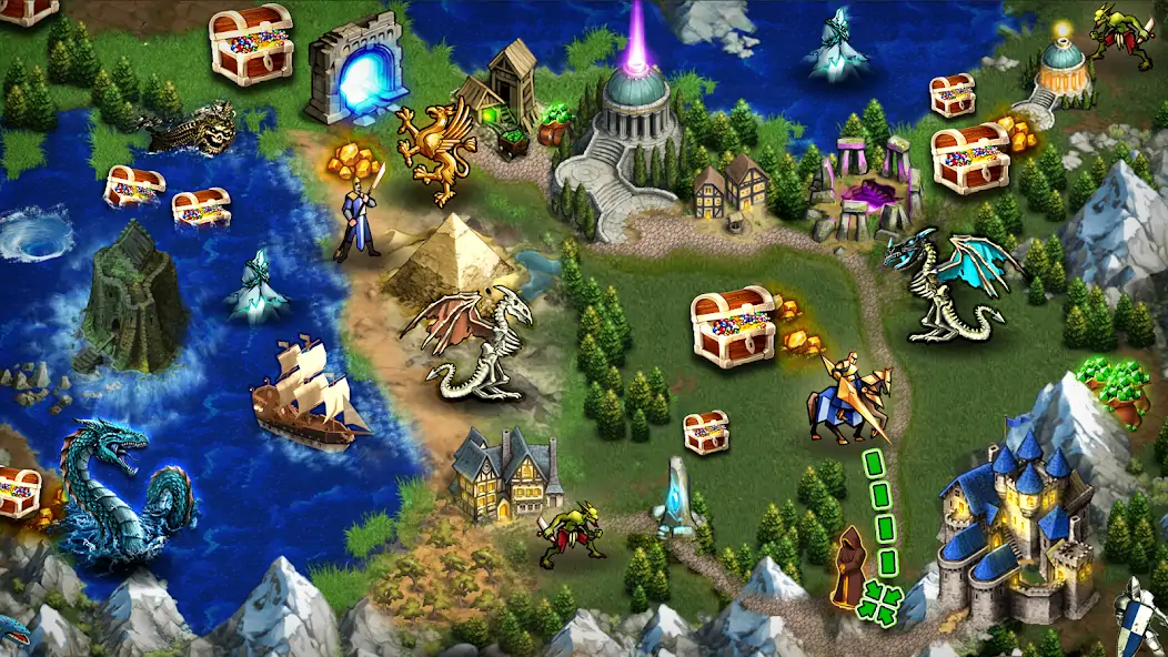 Скачать Heroes : Magic World [MOD Много денег] на Андроид