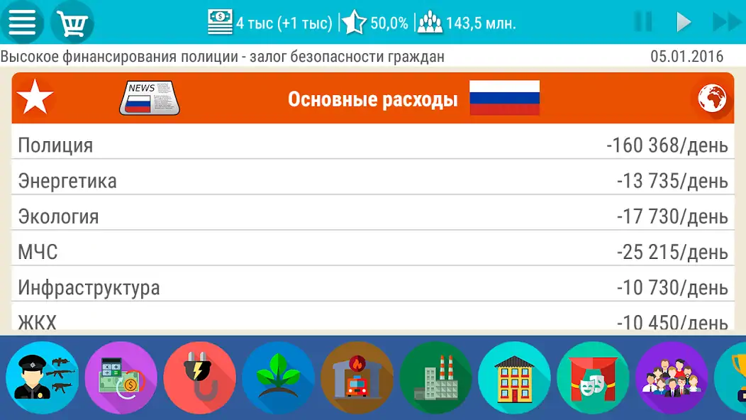Скачать Симулятор России 2 [MOD Бесконечные деньги] на Андроид
