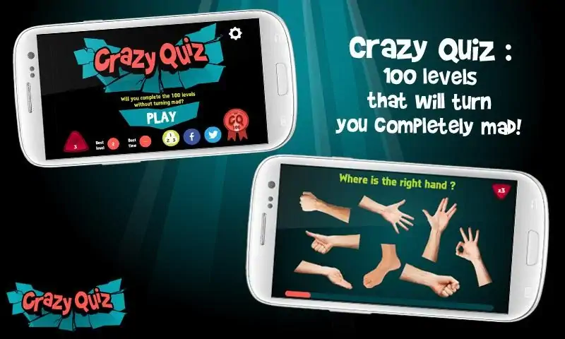 Скачать Crazy Quiz [MOD Много монет] на Андроид