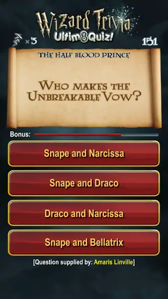Скачать Harry Potter Wizard Quiz: U8Q [MOD Много денег] на Андроид