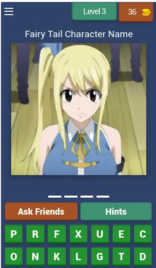 Скачать Fairy Tail Character Quiz [MOD Много денег] на Андроид