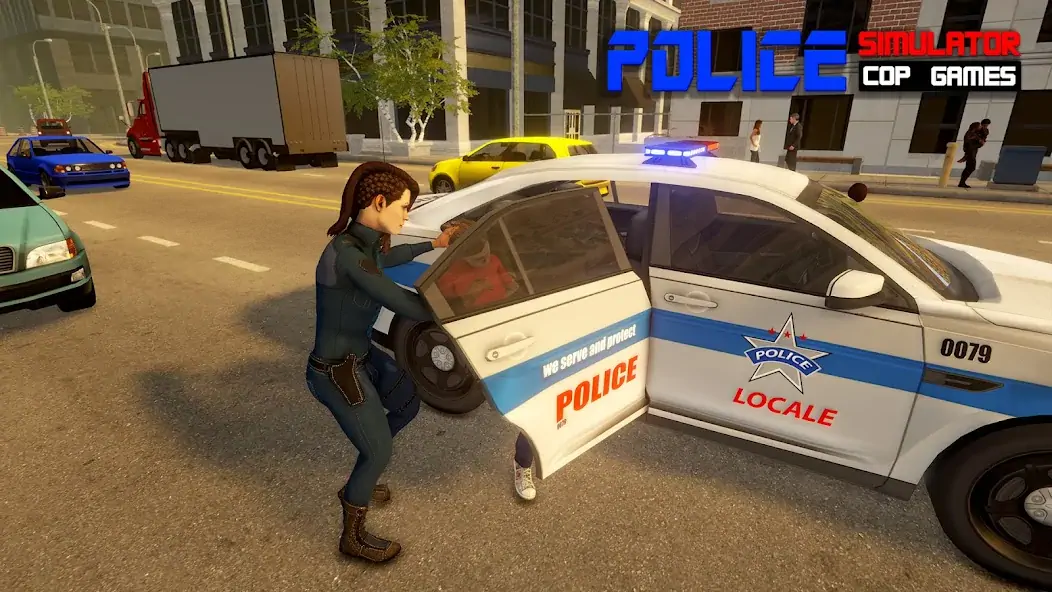 Скачать Игра в полицейский симулятор [MOD Много монет] на Андроид