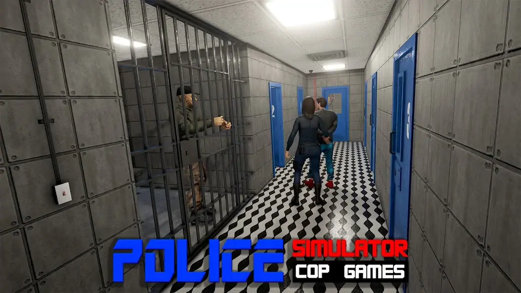 Скачать Игра в полицейский симулятор [MOD Много монет] на Андроид