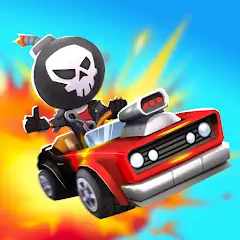 Скачать Boom Karts Multiplayer Racing [MOD Бесконечные деньги] + [MOD Меню] на Андроид