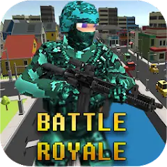 Скачать Pixel Combat: Battle Royale [MOD Много монет] + [MOD Меню] на Андроид