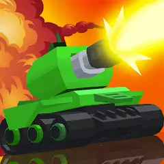 Скачать Tank Battle IO [MOD Бесконечные деньги] + [MOD Меню] на Андроид