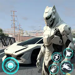 Скачать Robot Car Transformation Game [MOD Бесконечные монеты] + [МОД Меню] на Андроид