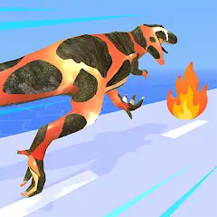 Скачать Dino Evolution Run 3D [MOD Много денег] + [MOD Меню] на Андроид