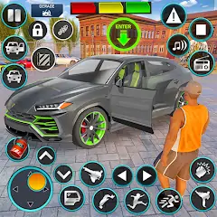 Скачать Open World Car Driving Games [MOD Много монет] + [MOD Меню] на Андроид