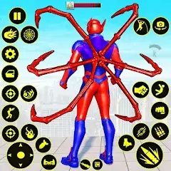 Скачать Spider Rope Hero Man Games [MOD Много денег] + [MOD Меню] на Андроид