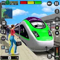 Скачать город поезд сим- поезд игры 3д [MOD Бесконечные монеты] + [МОД Меню] на Андроид