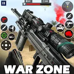 Скачать War Zone: Gun Shooting Games [MOD Бесконечные деньги] + [MOD Меню] на Андроид