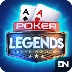 Скачать Poker Legends - Texas Hold'em [MOD Много монет] + [MOD Меню] на Андроид