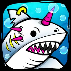 Скачать Shark Evolution: Игра про акул [MOD Бесконечные монеты] + [МОД Меню] на Андроид