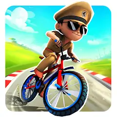 Скачать Little Singham Cycle Race [MOD Бесконечные монеты] + [МОД Меню] на Андроид
