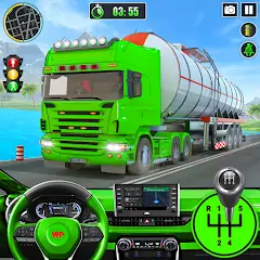 Скачать Offroad Oil Tanker Truck Games [MOD Бесконечные деньги] + [MOD Меню] на Андроид