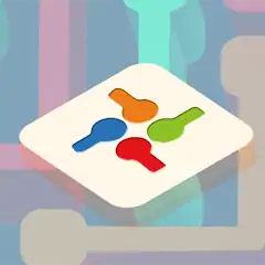 Скачать Connecting Colors - Connect Th [MOD Бесконечные монеты] + [МОД Меню] на Андроид