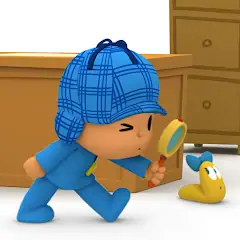 Скачать Pocoyo и спрятанный объект. [MOD Много монет] + [MOD Меню] на Андроид