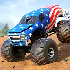 Скачать Fearless US Monster Truck Game [MOD Много денег] + [MOD Меню] на Андроид