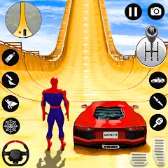 Скачать Ramp Car Game: GT Car Stunts [MOD Много монет] + [MOD Меню] на Андроид