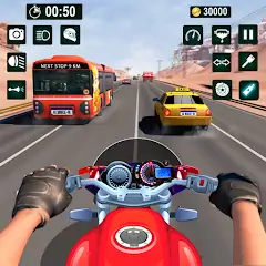 Скачать Велосипедные гонки 3D-гонка [MOD Много монет] + [MOD Меню] на Андроид