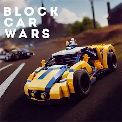 Скачать Block Car Wars Brick Car Crash [MOD Много денег] + [MOD Меню] на Андроид