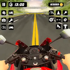 Скачать Moto Traffic Bike Race Game 3d [MOD Бесконечные деньги] + [MOD Меню] на Андроид
