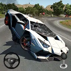 Скачать Mega Car Crash Simulator [MOD Бесконечные монеты] + [МОД Меню] на Андроид
